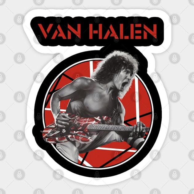 Van Halen Sticker by statham_elena